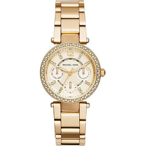 michael kors ladies mini parker watch|Michael Kors parker chronograph watch.